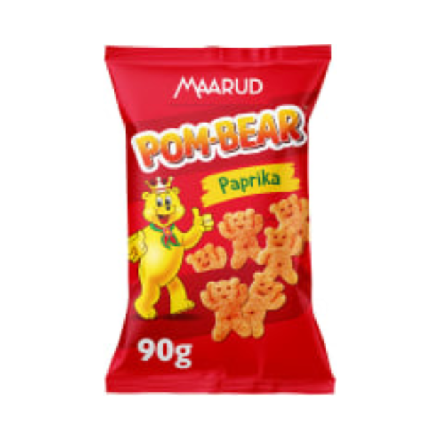 Pombear Paprika 90g Maarud | Chips | All season, Snacks | Maarud