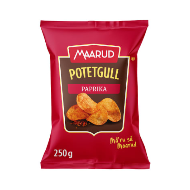 Potato Chips Paprika 250g Maarud | Potato Chips | All season, Party, Snacks | Maarud