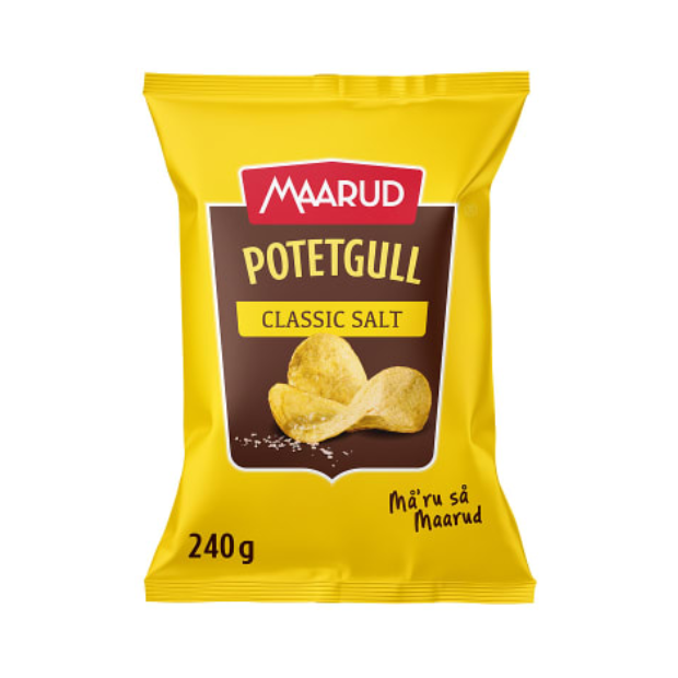 Potato Chips Salt 240g Maarud | Potato Chips | All season, Party, Snacks | Maarud