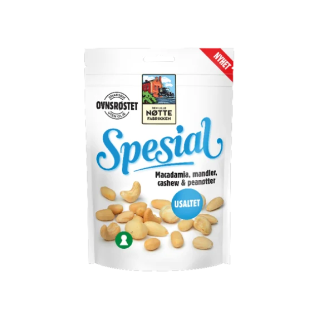 Special Nuts w/o Salt 170g (Spesial Nøtter u/Salt 170g Dln) | Mix Nuts | All season, Party, Snacks | Den lille nøttefabrikken