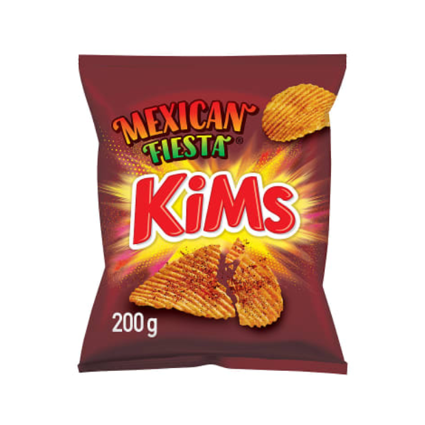 Kims Potato Chips Mexican Fiesta 200g | Potato Chips | All season, Most Buy, Party, Potato Chips, Potato Snacks, Snacks | Kims