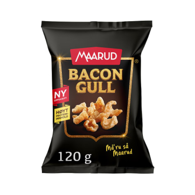 Bacon Chips 120g Maarud | Bacon Chips | All season, Bacon Chips, Bacon Snack, Party, Snacks | Maarud