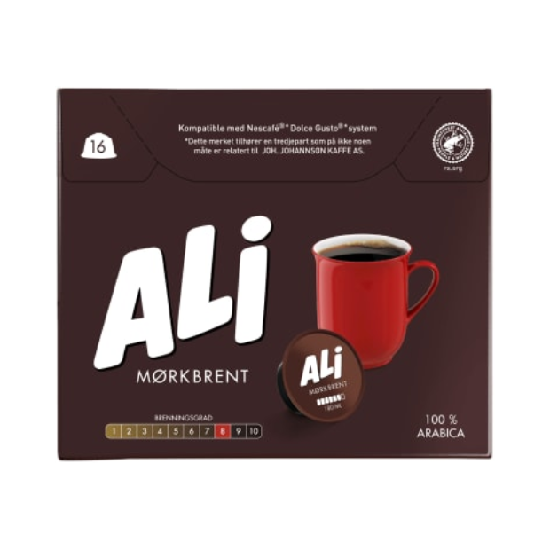 Ali Dark Roast Coffee Capsules 16pcs | Dark Roast Coffee Capsules | All season, Coffee, Dark Roast Coffee Capsule, recommended, Snacks | Ali