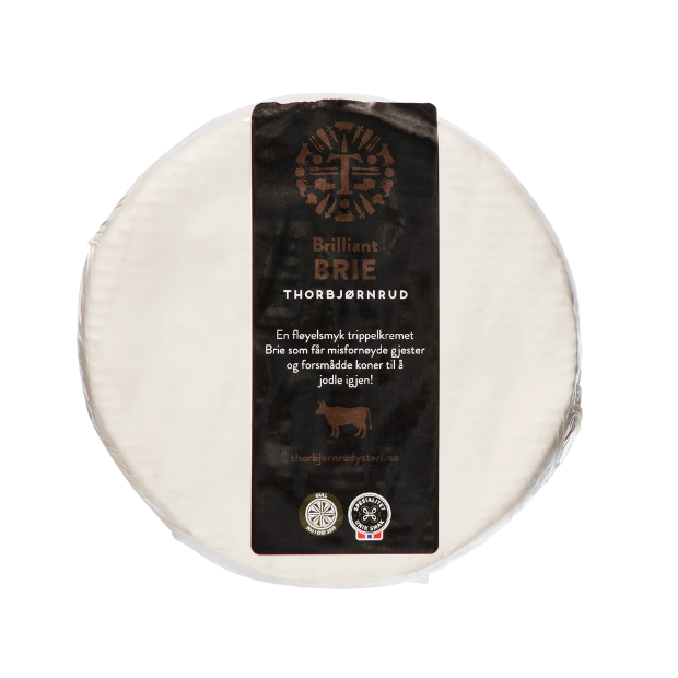 Brilliant Brie 250g Thorbjørnr | White Mold Cheese | All season, baking, Cheese, Cheese and Dairy, White Mold Cheese | Thorbjørnrud