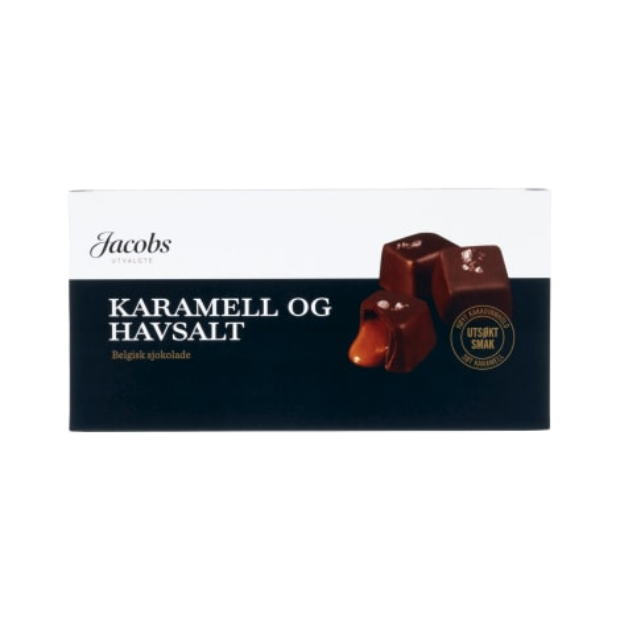Belgian Confectionery Caramel/Sea Salt 155g Jacobs | Confecionary | All season, chocolate, christmas | Jacobs Utvalgte