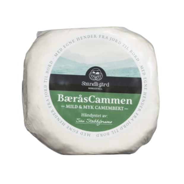Bæråscammen 200g Strandli | White Mold Cheese | All season, Cheese, Cheese and Dairy, Party, White Mold Cheese | Strandli