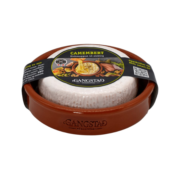 Camembert in Ceramic Dish 200g Gangstad | White Mold Cheese | All season, Cheese, Cheese and Dairy, Party, White Mold Cheese | Gangstad