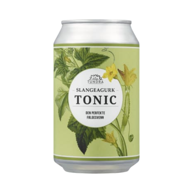 Tundra Tonic Water Cucumber 0.33l can | Tonic Water Cucumber | All season, Non-Alcoholic Beverages, Party, Tonic Water | Tunda