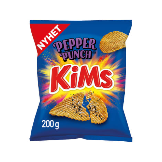 Kims Potato Chips Pepper Punch 200g Kims | Potato Chips | All season, Party, Potato Chips, Potato Snacks, Snacks | Kims