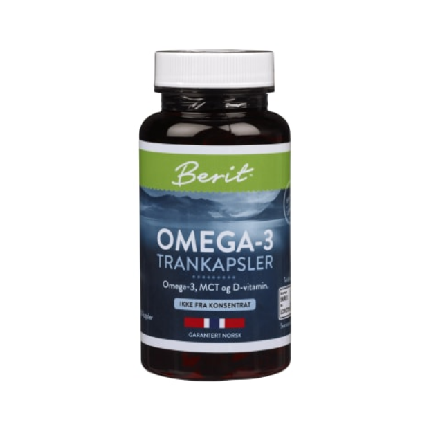 Cod Liver Oil Capsules 60pcs Berit Nordstrand | Cod Liver Oil Capsules | Vitamins & Supplements | Berit