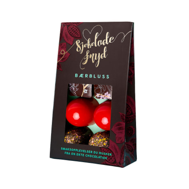 Berry Blaze 6 pieces 75g  Jentene På Tunet | All season, chocolate, Party, Snacks | Sjokoladefryd