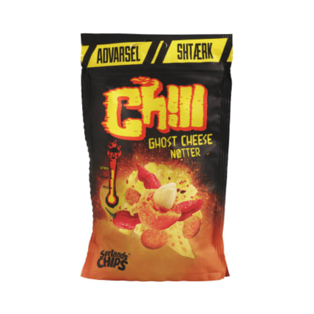 Chill Nuts Ghost Cheese 130g Sørlandschips | Chilli Nuts | All season, Chilli Nuts, Party, Snacks | Sørlandschips