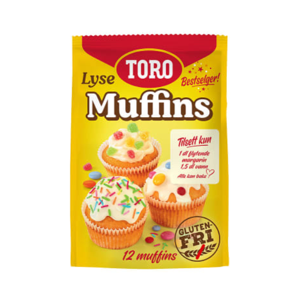 Muffin Mix Plain 331g Toro | Muffin Mix Plain | All season, baking, Gluten free, Muffin Mix, Party, Snacks | Toro