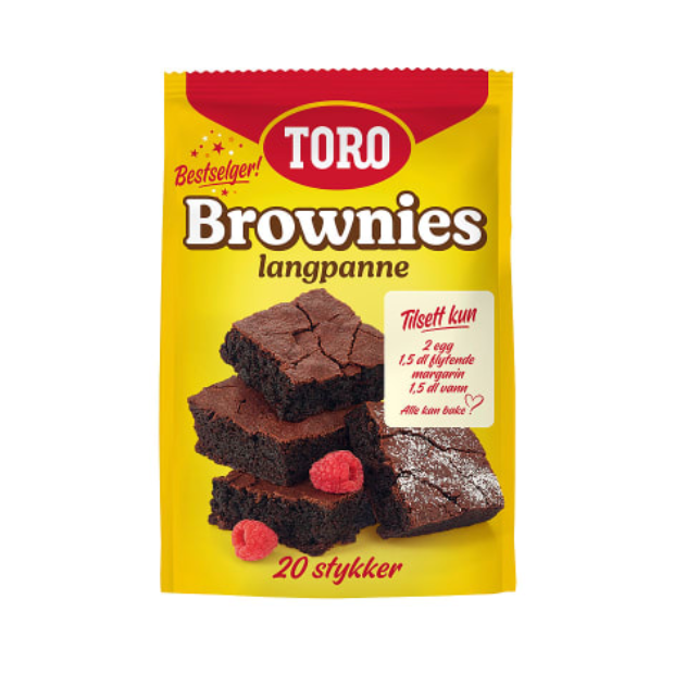 Brownies Mix Large Tray 883g Toro | Brownies Mix | baking, Bestseller, Birthdays, Brownies Mix, chocolate, Party, Snacks | Toro
