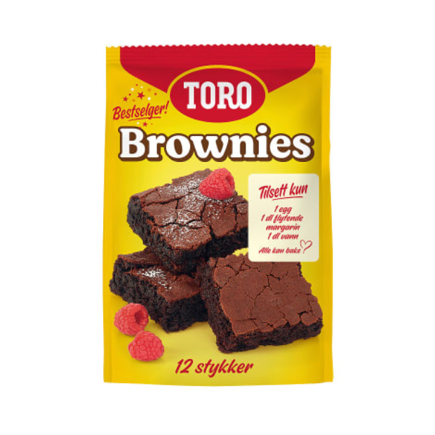 Brownies Mix 552g Toro | Brownies Mix | baking, Bestseller, Birthdays, Brownies Mix, chocolate, Party, Snacks | Toro