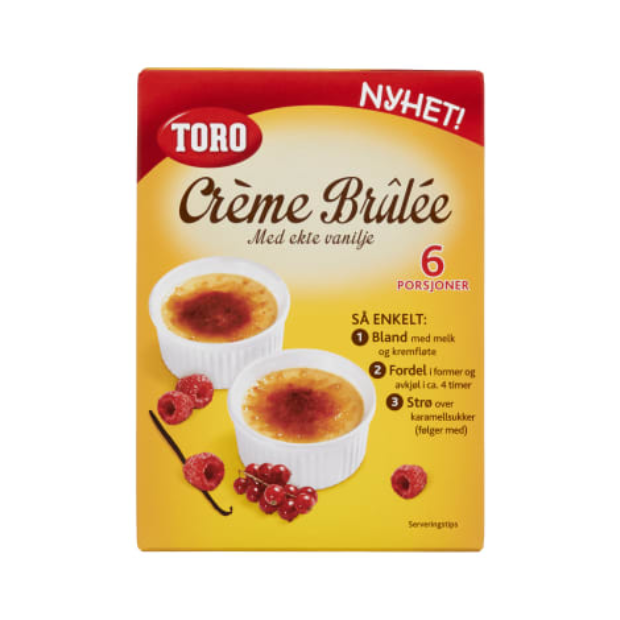 Creme Brulee 130g Toro | Creme Brulee | All season, baking, Creme Brulee, Party, Snacks | Toro