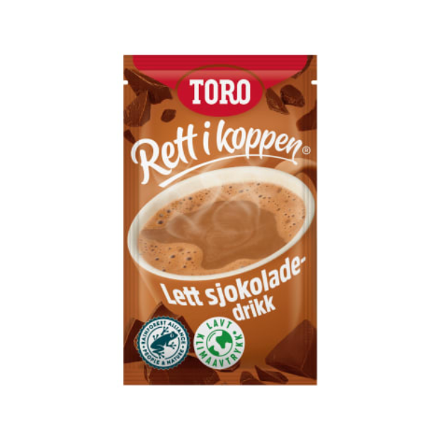 Chocolate Drink Light 10x14g Right in the Cup | Chocolate Drink | All season, chocolate, Chocolate Drink, Hot Drink, Snacks | Toro