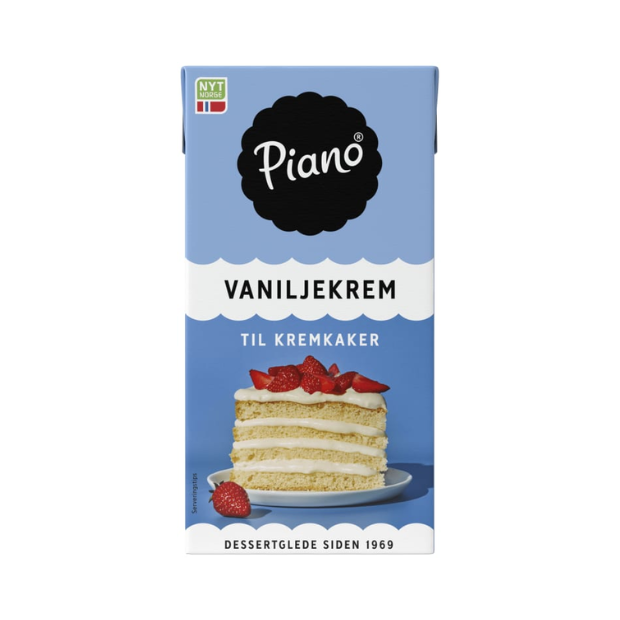 Vanilla Cream 500ml Piano | Vanilla Cream | All season, baking, chocolate, Party, Snacks | Piano