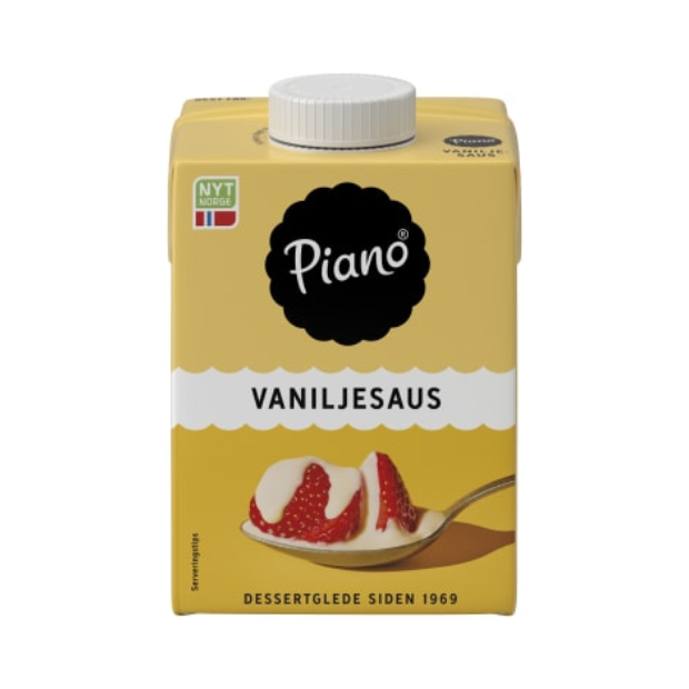 Vanilla Sauce 0.5l Piano | Vanilla Sauce | All season, baking, Dessert, Dessert Topping, Party, Snacks, Vanilla Sauce | Piano