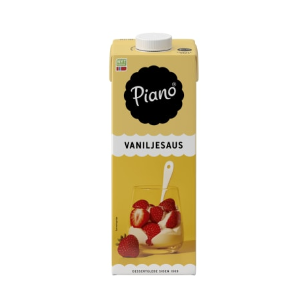 Vanilla Sauce 1l Piano | Vanilla Sauce | baking, Dessert, Dessert Topping, Snacks, Vanilla Sauce | Piano