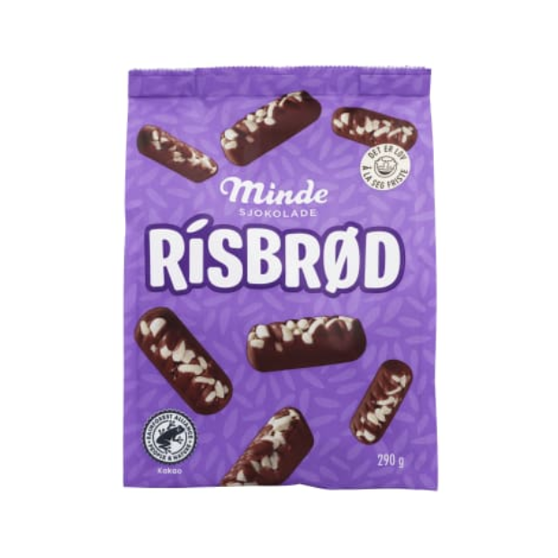 Rice Bread 290g Minde | Chocolate | All season, chocolate, Party | Minde