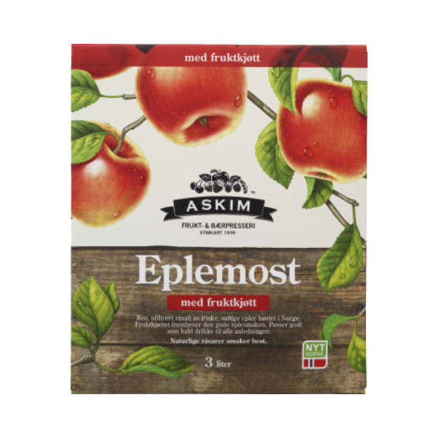 Apple Juice with Pulp 3l Bag-in-Box Askim | Apple Juice with Pulp | Drink, Non-Alcoholic Beverages, Snacks | Askim