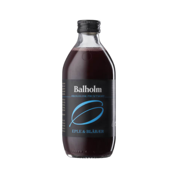 Balholm Apple & Blueberry Organic 0.33l bottle | Apple & Blueberry Juice | All season, Apple & Blueberry Juice, Drink, Organic Juice, Party, Snacks | Balholm