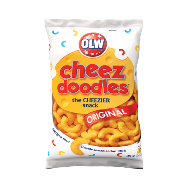 Cheez Doodles 35g Olw | Cheese Snacks | All season, Party, Snacks | Owl