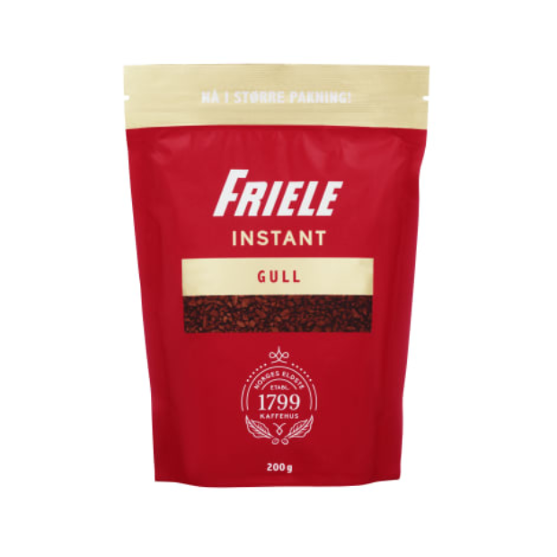 Friele Instant Gold 200g Refill | Instant Coffee | All season, Coffee, Snacks | Friele
