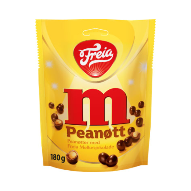 Freia m Peanut 180g | Chocolate | All season, Easter-deals, Peanuts, Snacks | Freia
