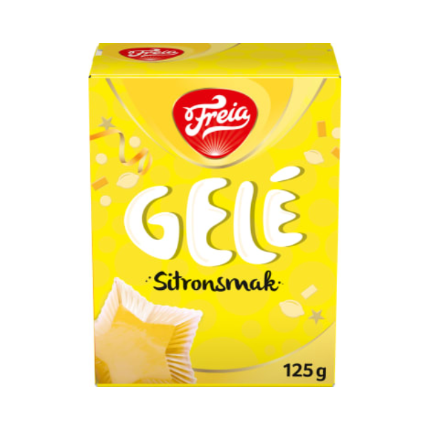 Freia Lemon Jelly 125g | Gelatin | All season, baking, Dessert, Gelatin, Party, Snacks | Freia