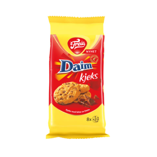 Freia Daim Biscuits 184g | Daim Cookie | All season, chocolate, Chocolate Cookies, Easter-deals, Snacks, sweet cookies | Freia