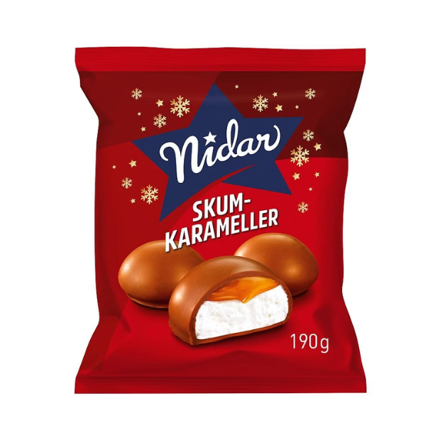 Foam Caramels 190g Nidar | Chocolate | chocolate, christmas | Nidar