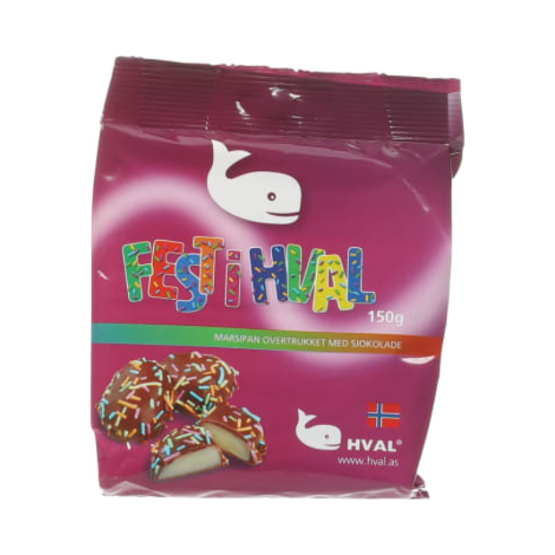 Festihval Marzipan/Chocolate 150g Hval | Chocolate | chocolate, christmas | Hval