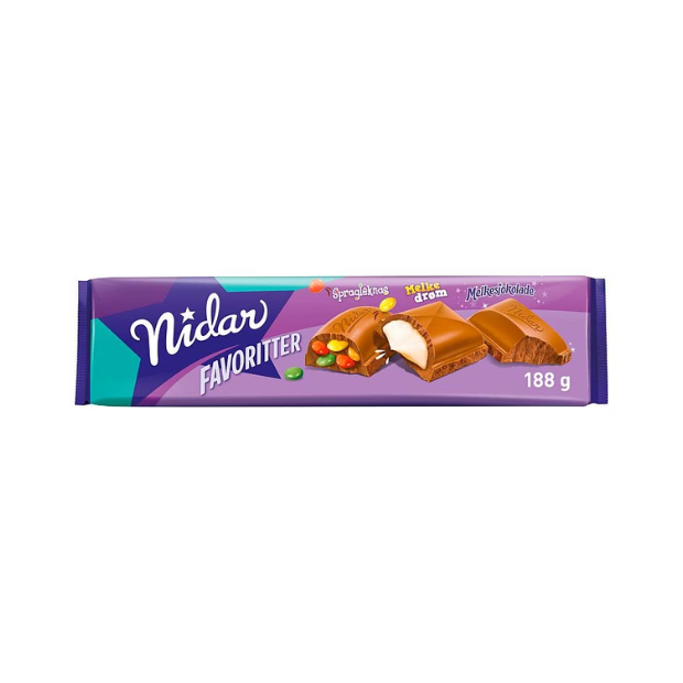 Favorites Blue 188g Nidar | Chocolate | All season, chocolate, recommended | Nidar