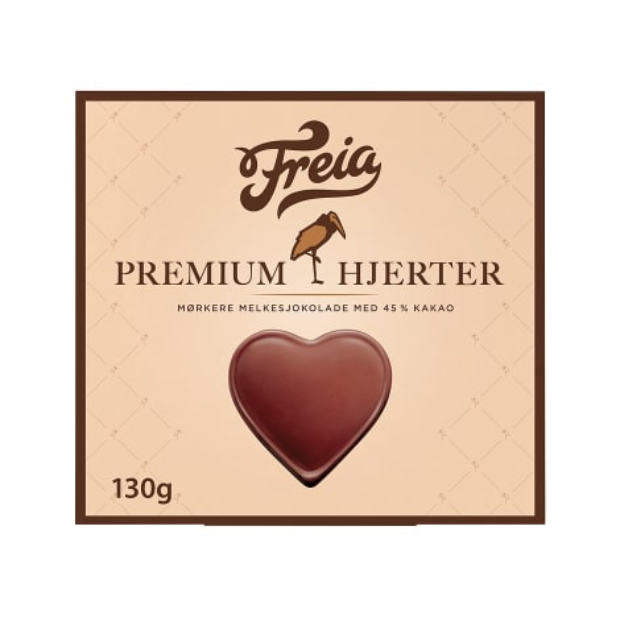 Freia Premium Heart 130g | Chocolate | All season, chocolate, christmas, valentines | Freia