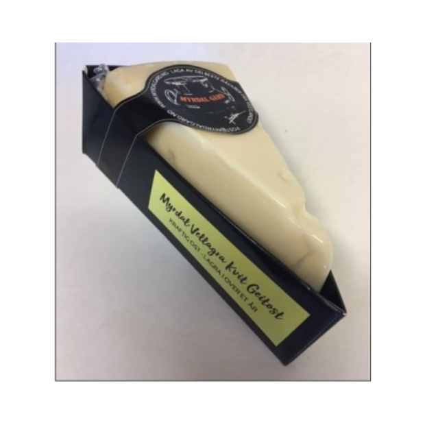 White Goat Cheese Aged 175g Myrdal | Yellow Cheese | All season, Cheese, Cheese and Dairy, Party, Snacks | Myrdal