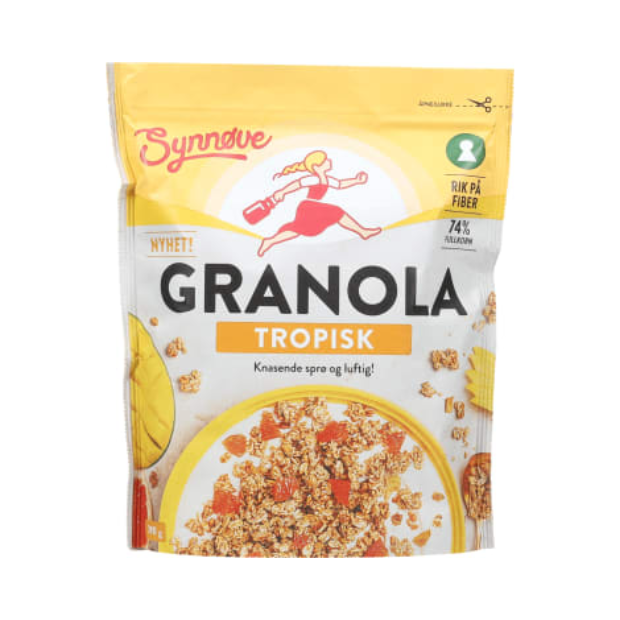 Granola Tropical 390g Synnøve | Granola | All season, Breakfast and Cereals, Snacks | Synnøve