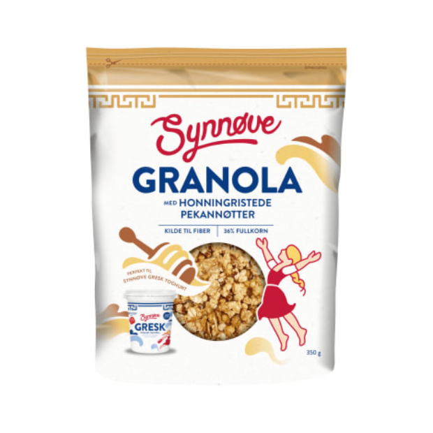 Granola Pecan Honey Roasted 350g Synnøve | Granola | All season, Breakfast and Cereals, Snacks | Synnøve