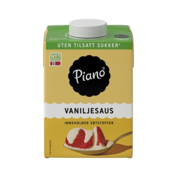 Piano Vanilla Sauce without sugar 0.5l | Vanilla Sauce | baking, Dessert | Piano