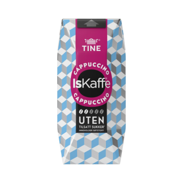Iced Coffee Cappucino without sweetener content 330ml Tine | Iced coffee | All season, Iced Coffee, Snacks | Tine