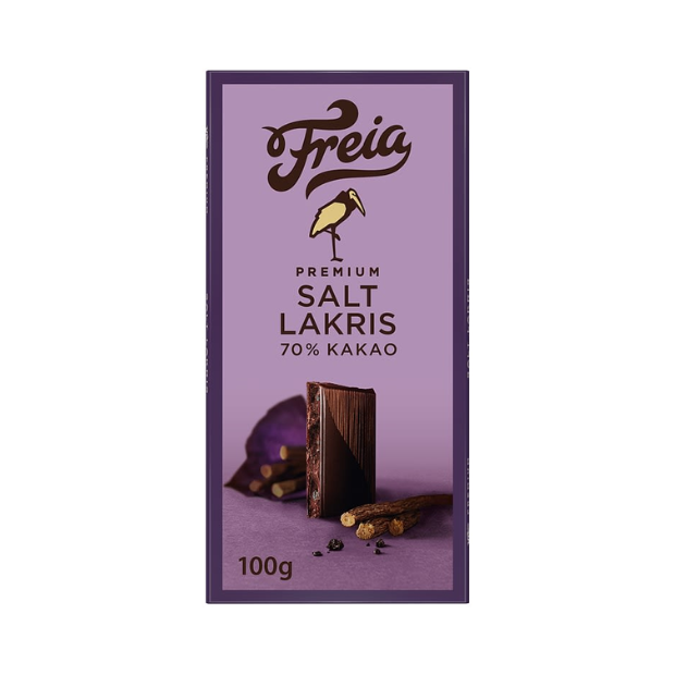Premium Dark Licorice 100g Freia | Chocolate | All season, chocolate, Snacks | Premium
