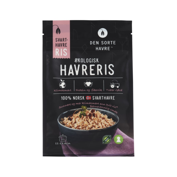 Oat Rice Organic 500g Den Sorte Havre | Oatmeal | All season, Breakfast and Cereals | Den sorte havre