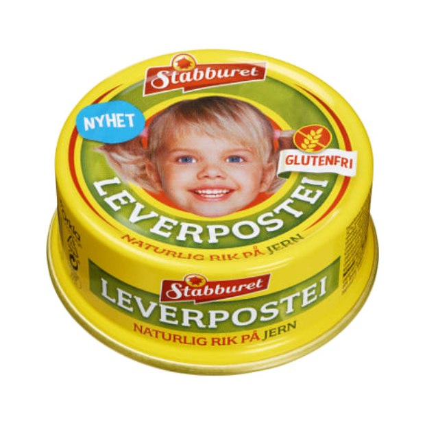 Liver Pâté Gluten-free 100g Stabburet (Leverpostei glutenfri) | Liver Pâté | All season, Snacks | Stabburet