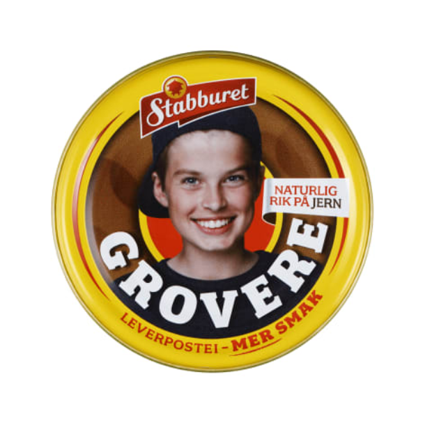Liver Pâté Coarser 100g Stabburet (Leverpostei Grovere) | Liver Pâté | All season, Snacks | Stabburet