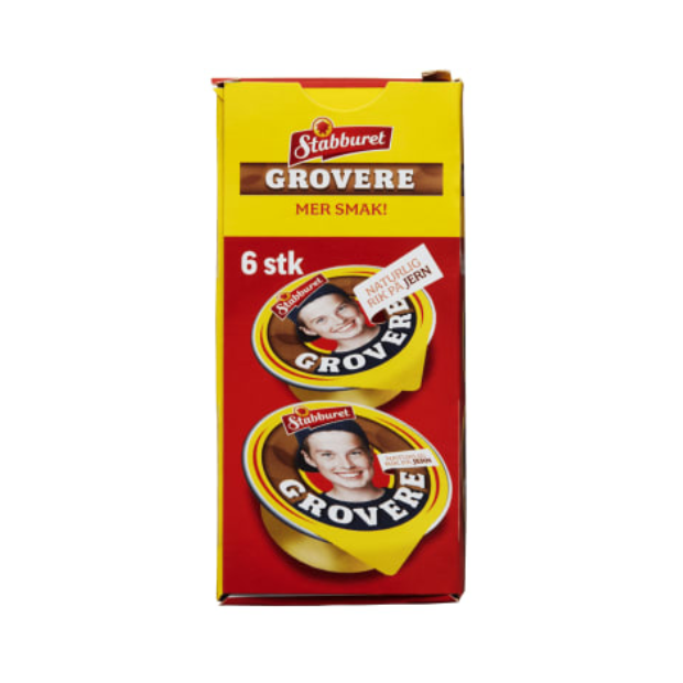 Liver Pâté Coarser 6x22g Stabburet (Leverpostei Grovere 6x22g) | Liver Pâté | All season, Snacks | Stabburet