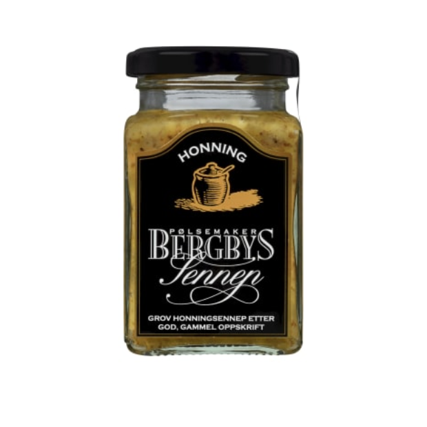 Honey Mustard 230g – Honningsennep by Bergbys | Honey Mustard | All season, condiments and Sauces, Cooking | Bergbys