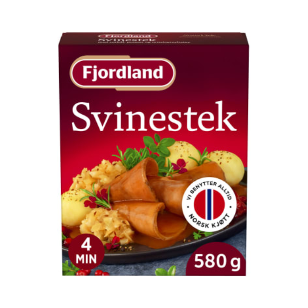 Roast Pork with Sauerkraut 580g – Svinestek med Surkål by Fjordland | Prepared Food | All season, Dinner, Side Dishes | Fjordland