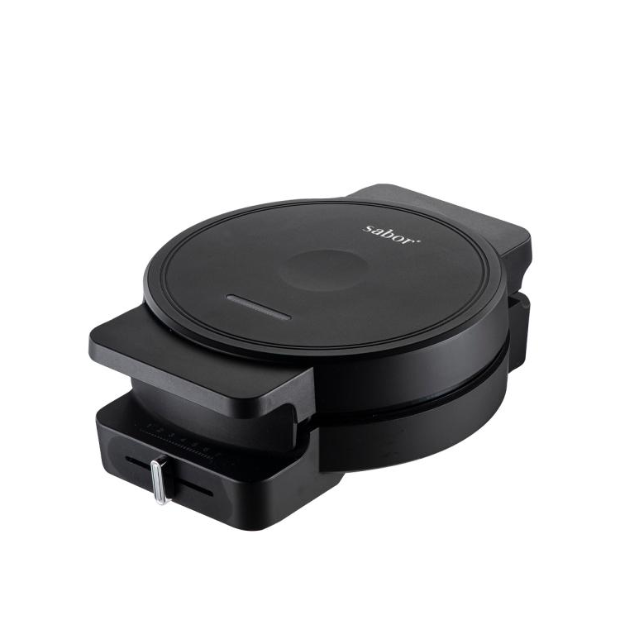 Sabor Ultimate Waffle Iron HAN-3116 Black/Silver – Sabor Ultimate vaffeljern HAN-3116 svart/sølv