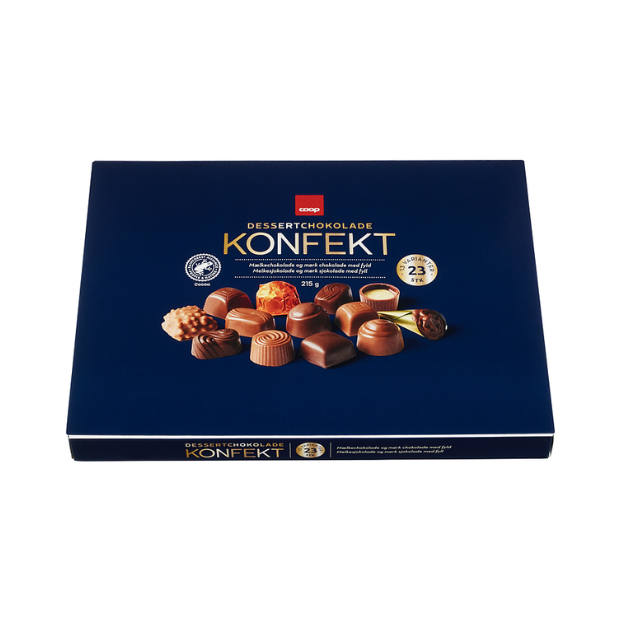 Konfekt Box 215g- Coop Confectionary | Confecionary | All season, anniversary, Birthday, chocolate, Gift, valentines | coop